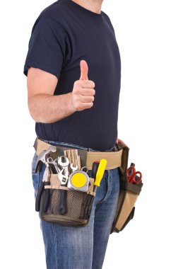 mavi yakalı işçi.