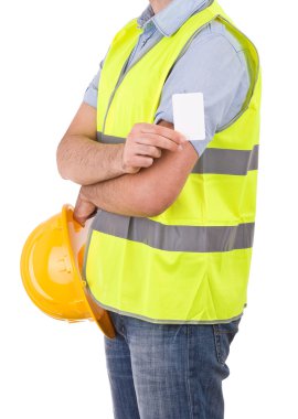 mavi yakalı işçi.