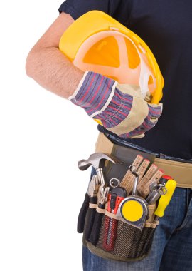 mavi yakalı işçi.