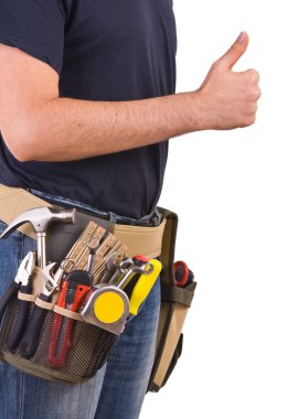 mavi yakalı işçi.