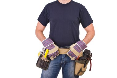 mavi yakalı işçi.