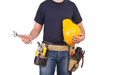 mavi yakalı işçi.