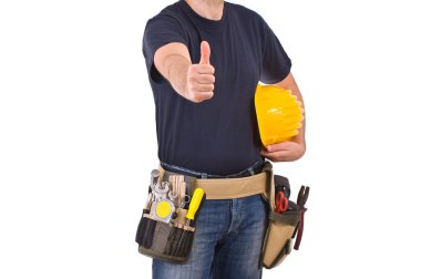 mavi yakalı işçi.