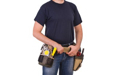 mavi yakalı işçi.