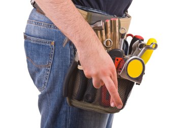 mavi yakalı işçi.