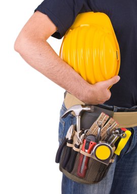 mavi yakalı işçi.