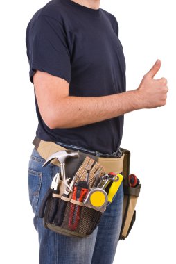 mavi yakalı işçi.