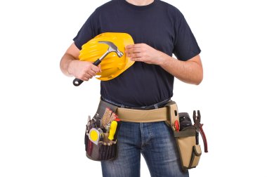 mavi yakalı işçi.