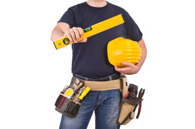 mavi yakalı işçi.