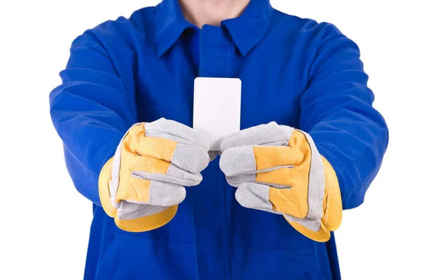 Trabajador de cuello azul . —  Fotos de Stock