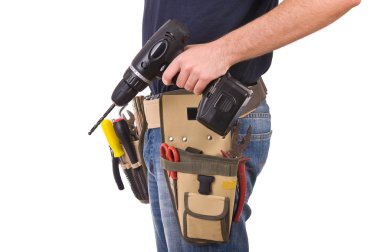 mavi yakalı işçi.