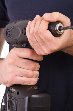 mavi yakalı işçi.