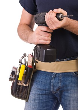 mavi yakalı işçi.