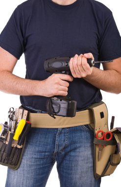 mavi yakalı işçi.