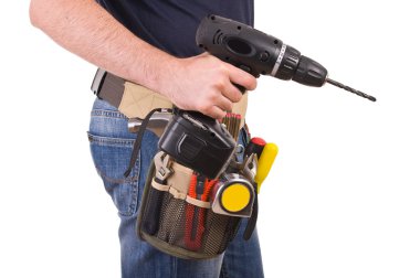 mavi yakalı işçi.