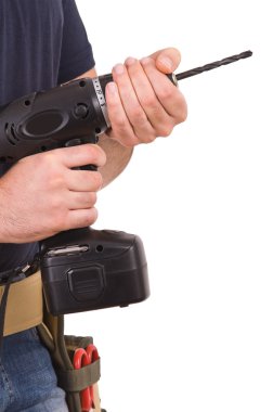 mavi yakalı işçi.