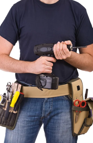 mavi yakalı işçi.