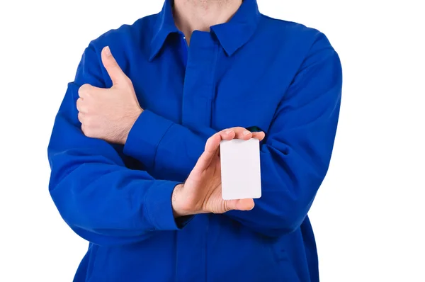 Trabajador de cuello azul . — Foto de Stock