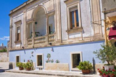 alleyway. Castro. Puglia. İtalya.