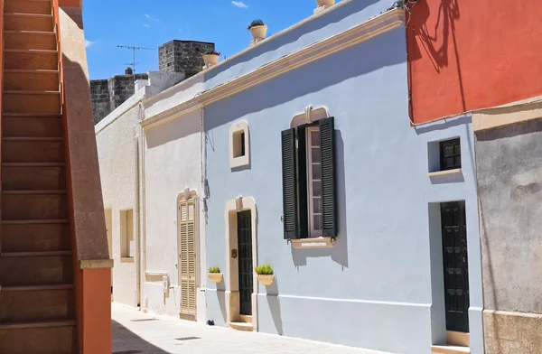 Alleyway. Castro. Puglia. Italy. — Stock Photo, Image