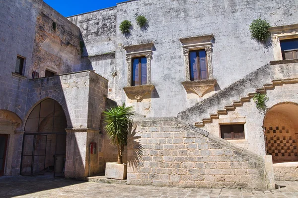 Burg von andrano. Apulien. Italien. — Stockfoto