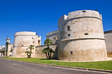palmariggi Kalesi. Puglia. İtalya.