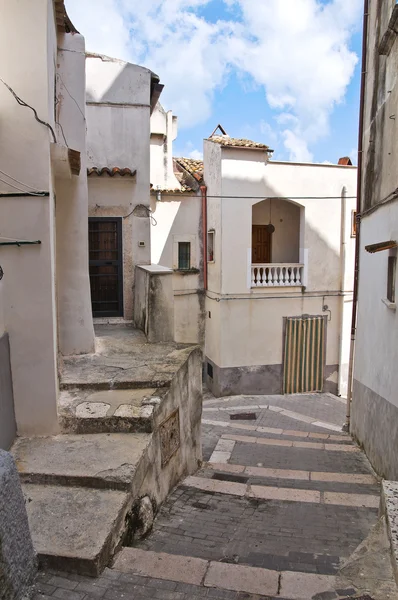 Gasse. rodi garganico. Apulien. Italien. — Stockfoto