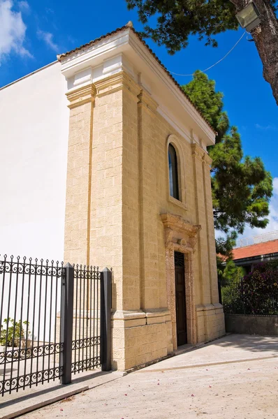 Kyrkan av madonna della libera. Rodi garganico. Puglia. Italien. — Stockfoto