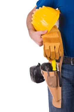 mavi yakalı işçi.