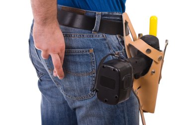 mavi yakalı işçi.