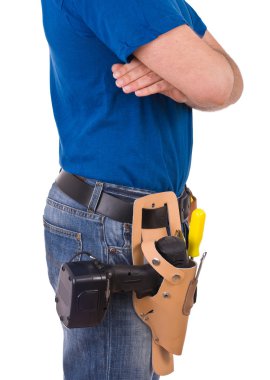 mavi yakalı işçi.