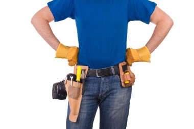 mavi yakalı işçi.