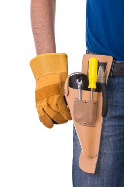 mavi yakalı işçi.