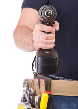 mavi yakalı işçi.