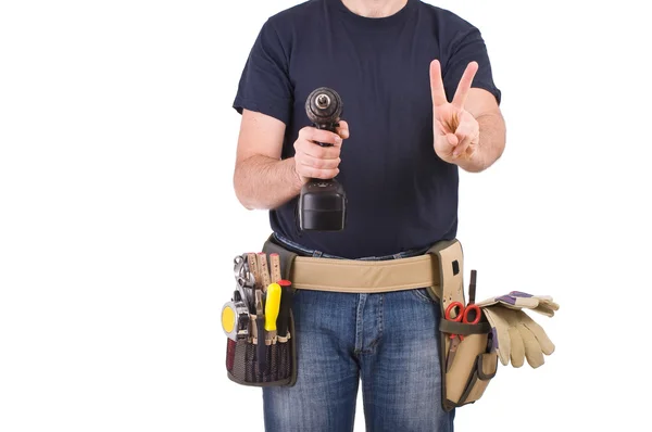 Trabajador de cuello azul . — Foto de Stock