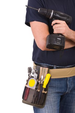 mavi yakalı işçi.