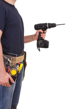 mavi yakalı işçi.