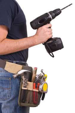 mavi yakalı işçi.