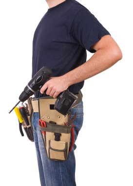 mavi yakalı işçi.