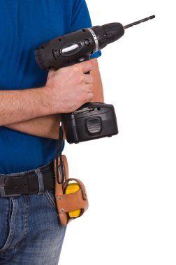 mavi yakalı işçi.