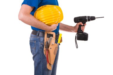 mavi yakalı işçi.