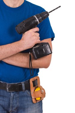 mavi yakalı işçi.