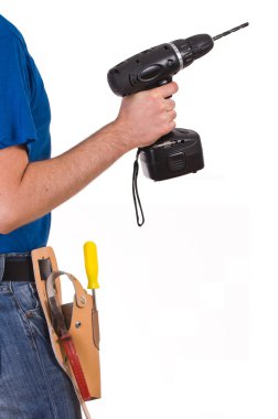 mavi yakalı işçi.