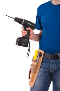 mavi yakalı işçi.