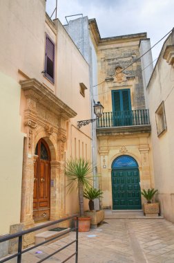 alleyway. Presicce. Puglia. İtalya.