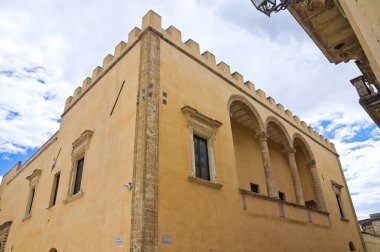 Ducal Sarayı. Presicce. Puglia. İtalya.