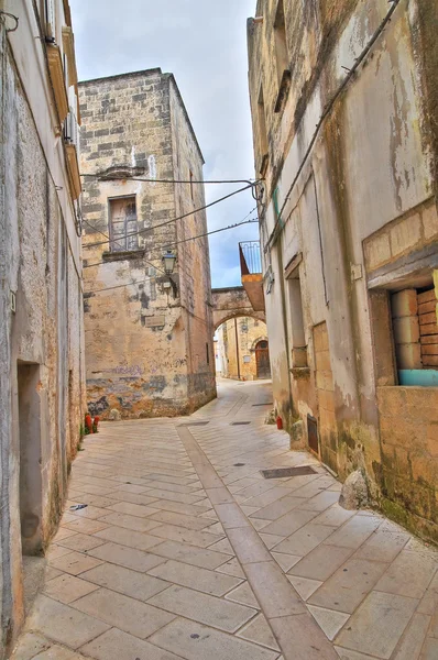 Alleyway. Presicce. Puglia. Italy. — Stock Photo, Image