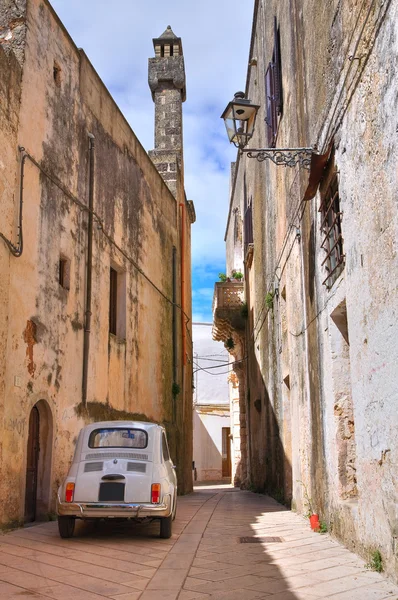 Alleyway. Presicce. Puglia. Italy. — Stock Photo, Image