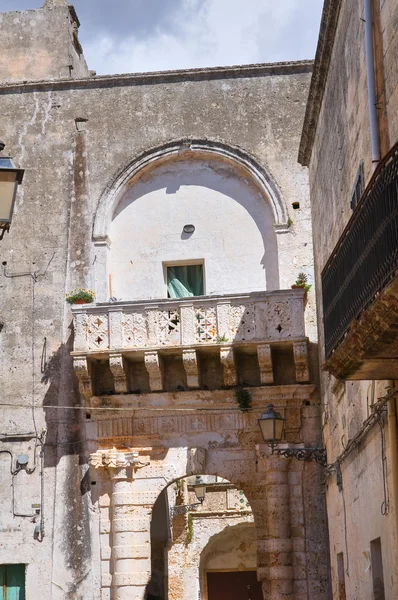 Soronzi palace. Presicce. Puglia. Italien. — Stockfoto