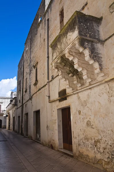 Historische paleis. Presicce. Puglia. Italië. — Stockfoto